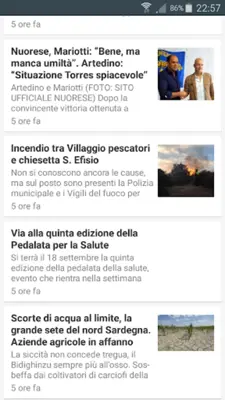 Sardegna Notizie android App screenshot 2